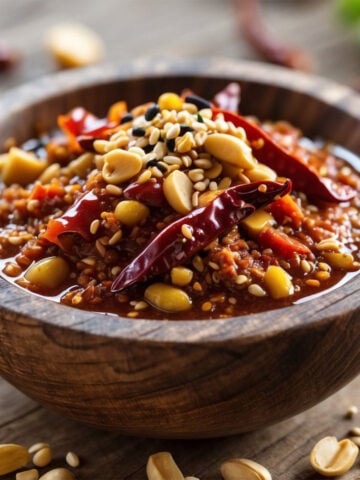 salsa macha spicy chili oil