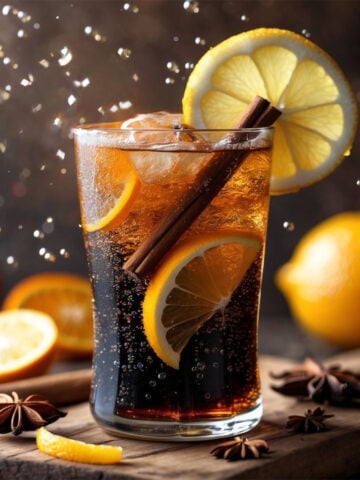 spiced citrus cola fizz