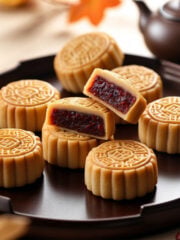 Red Bean Paste Mooncakes