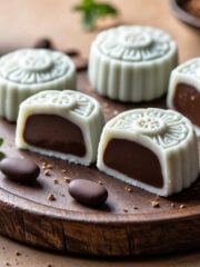 Chocolate Ganache Snow Skin Mooncakes