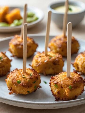 edamame pumpkin fritter pops recipe