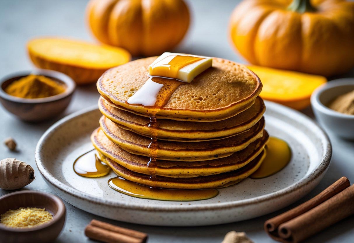 ginger pumpkin pancakes