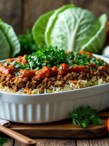 deconstructed cabbage roll casserole recipe