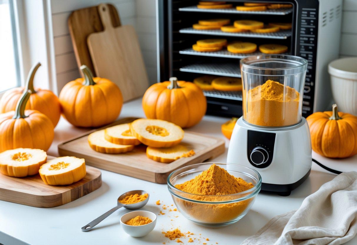 how to make pumpkin flour