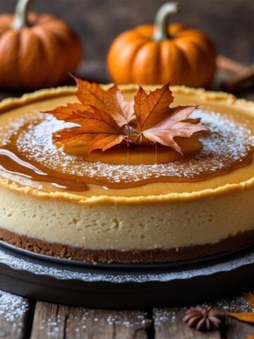 maple pumpkin cheesecake pie