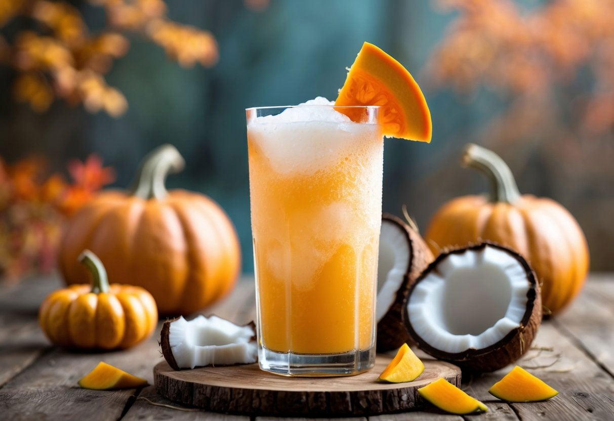 pumpkin coconut cooler