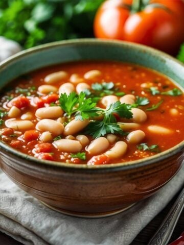 spicy tomato white bean soup recipe