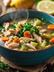 Waterless Chicken Soup for Warmth and Healing