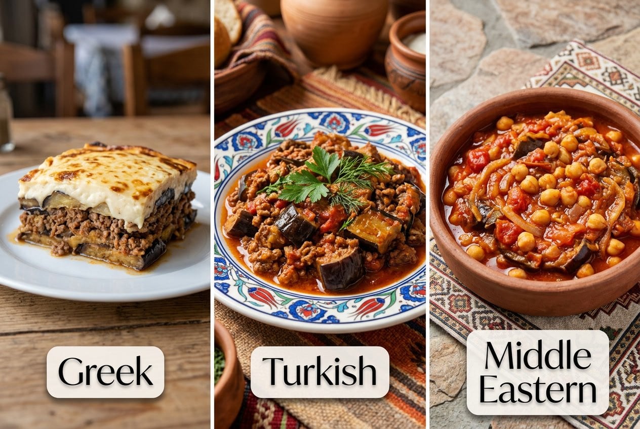 greek turkish middle eastern moussaka