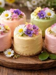 Mini May Day Cakes or Spring Cakes
