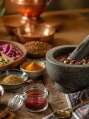 Persian spice mix known as advieh