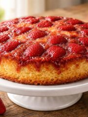 strawberry upside down cake
