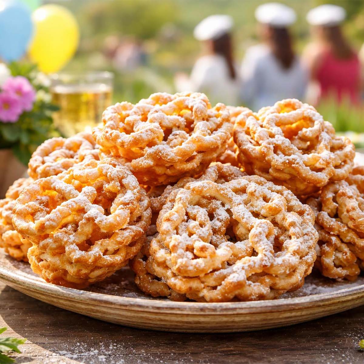 Tippaleipä (Finnish May Day Funnel Cakes) - Tastylicious