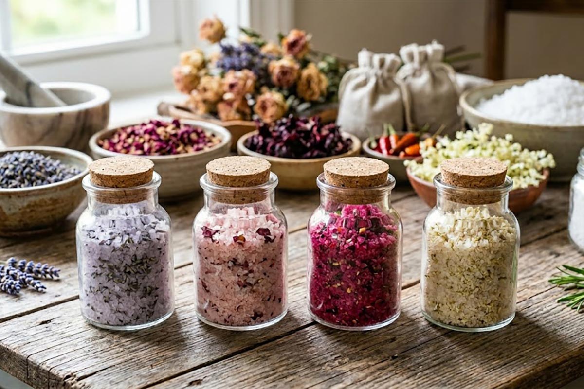 flavored finishing salts