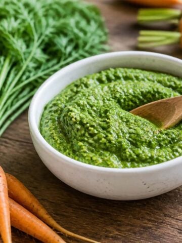 carrot top pesto recipe