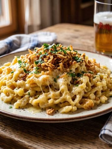 german cheese noodles kaesespatzle recipe