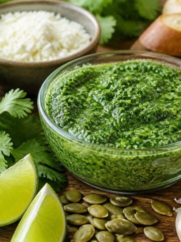 Mexican cilantro pesto recipe