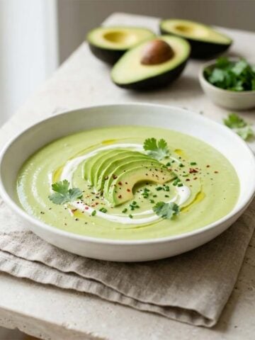 chilled avocado soup
