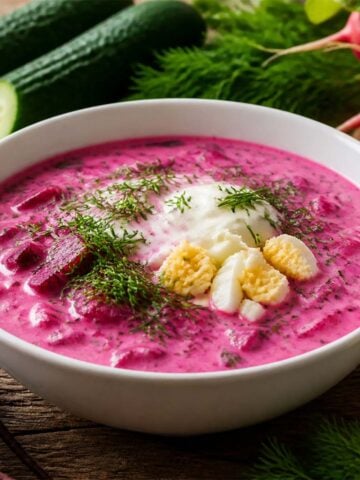 chlodnik cold beet soup