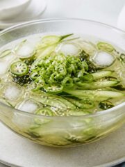 Korean cold cucumber soup